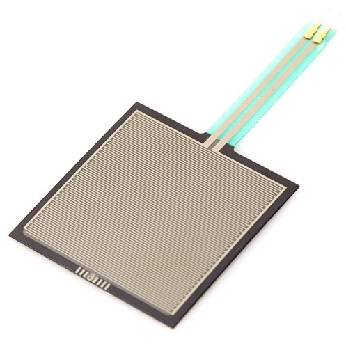 a Force Sensing Resistor used to detect human grasp effort